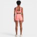 Short Legging Lupo Canelado Seamless - Coral