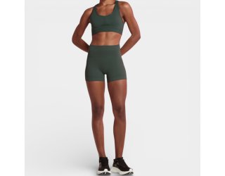 Short Legging Lupo Canelado Seamless - Verde Escuro