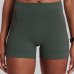 Short Legging Lupo Canelado Seamless - Verde Escuro