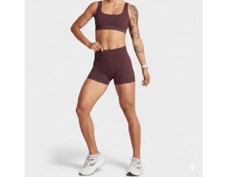 Short Legging Lupo Canelado Seamless - Vinho Short Legging Lupo Canelado Seamless - Vinho