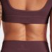 Short Legging Lupo Canelado Seamless - Vinho