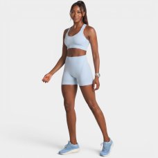 Short Lupo LSport Seamless Ondas Feminino - Azul Claro