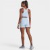 Short Lupo LSport Seamless Ondas Feminino - Azul Claro