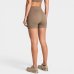 Short Lupo LSport Seamless Ondas Feminino - Marrom