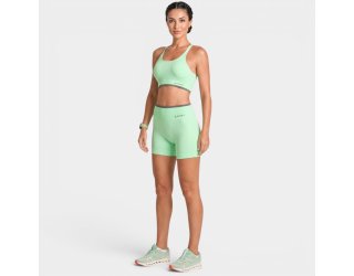 Short LSport Lupo Seamless Ayra Feminina - Verde e Cinza Short LSport Lupo Seamless Ayra Feminina - Verde e Cinza