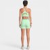 Short LSport Lupo Seamless Ayra Feminina - Verde e Cinza
