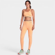 Top Lupo LSport Seamless Alça Duo Ayra Feminino - Laranja