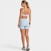 Short Lupo LSport Basic Feminino - Azul Claro