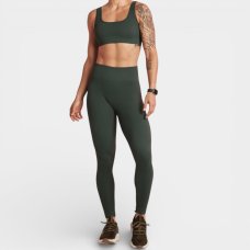 Top Lupo Seamless Basic Canelado Feminino - Verde Escuro Top Lupo Seamless Basic Canelado Feminino - Verde Escuro
