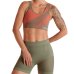 Top Lupo Double Geométrico - Laranja e Verde