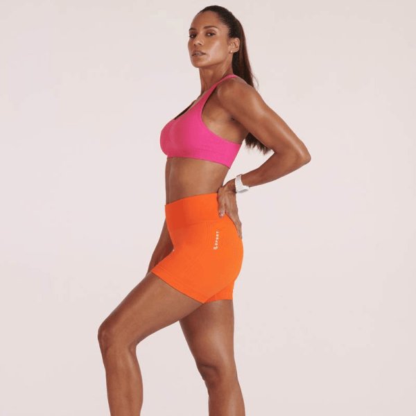 Short Lupo LSport Basic Feminino - Laranja