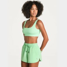 Top Lupo Seamless Basic Canelado Feminino - Verde Claro