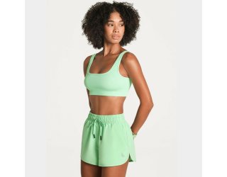 Top Lupo Seamless Basic Canelado Feminino - Verde Claro Top Lupo Seamless Basic Canelado Feminino - Verde Claro