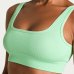 Top Lupo Seamless Basic Canelado Feminino - Verde Claro