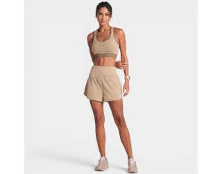 Top Lupo LSport Seamless Dupla Face Core Feminino - Bege e Marrom Top Lupo LSport Seamless Dupla Face Core Feminino - Bege e Marrom