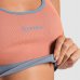 Top Lupo LSport Seamless Dupla Face Core Feminino - Laranja e Azul