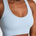 Top Lupo LSport Seamless Ondas Feminino - Azul Claro