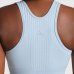 Top Lupo LSport Seamless Ondas Feminino - Azul Claro