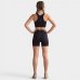 Top Lupo LSport Seamless Ondas Feminino - Preto