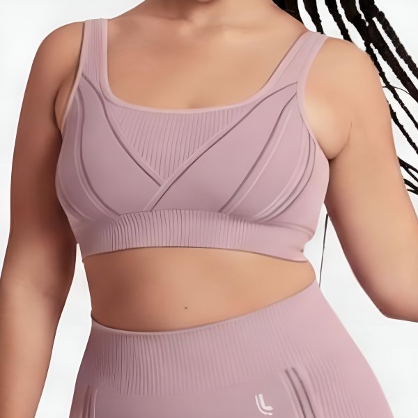 Top Esportivo Lupo LSport Seamless Max II - Rosa Claro