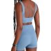 Top Lupo Seamless Basic Canelado Feminino - Azul Top Lupo Seamless Basic Canelado Feminino - Azul