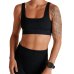 Top Lupo Seamless Basic Canelado Feminino - Preto