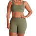 Top Lupo Seamless Basic Canelado Feminino - Verde
