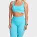 Top Lupo Seamless Basic Canelado Feminino - Verde Água
