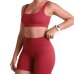 Top Lupo Seamless Basic Canelado Feminino - Vermelho