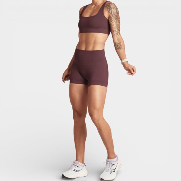 Top Lupo Seamless Basic Canelado Feminino - Vinho