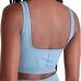 Top Lupo Sport Shine Seamless Feminino - Azul Claro