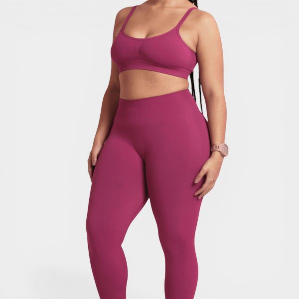 Top Lupo LSport Slim Feminino - Rosa Escuro