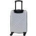 Mala de Viagem Bagaggio Detroit 20 Polegadas - Prata e Preto