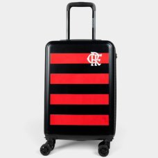 Mala de Bordo Bagaggio Flamengo MW 20 Polegadas - Preto e Vermelho