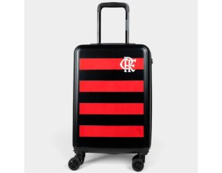 Mala de Bordo Bagaggio Flamengo MW 20 Polegadas - Preto e Vermelho Mala de Bordo Bagaggio Flamengo MW 20 Polegadas - Preto e Vermelho