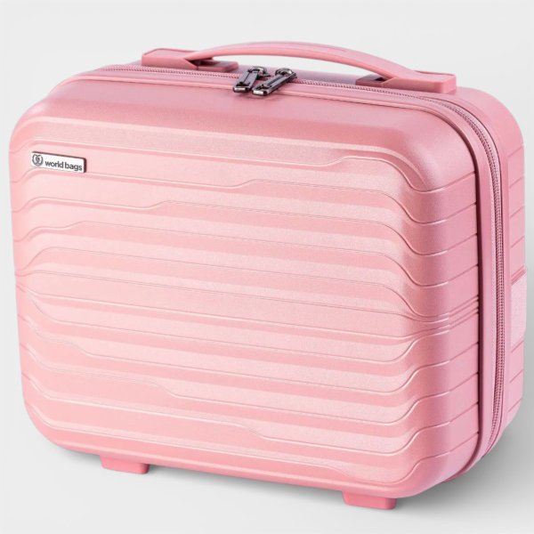 Maleta de Viagem Frasqueira World Bags Feminina - Rosê