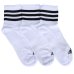 Kit Meia Adidas Cano Médio C/3 Pares - Branco e Preto