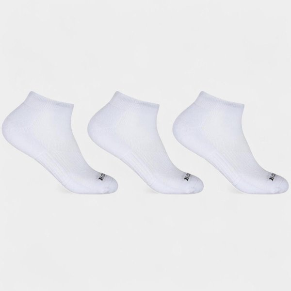 Kit 3 Pares Meia Hoahi Cano Curto Unissex - Branco