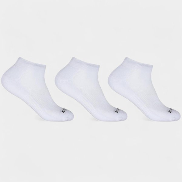 Kit 3 Pares Meia Hoahi Cano Curto Unissex - Branco