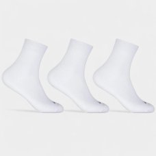 Kit 3 Pares Meia Hoahi Cano Médio Unissex - Branco