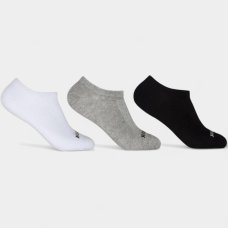 Kit 3 Pares Meia Hoahi Invisível Unissex - Preto e Branco