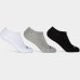 Kit 3 Pares Meia Hoahi Invisível Unissex - Preto e Branco