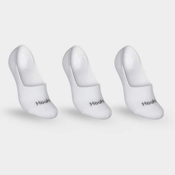 Kit 3 Pares Meia Hoahi Sapatilha Unissex - Branco