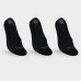 Kit 3 Pares Meia Hoahi Sapatilha Unissex - Preto