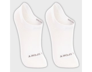 Kit Meia Sapatilha Lupo Básico 2 Pares Infantil - Branco