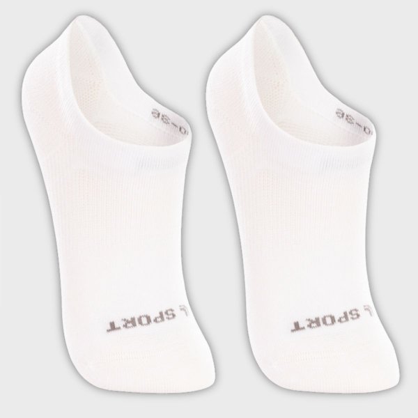 Kit Meia Sapatilha Lupo Básico 2 Pares Infantil - Branco
