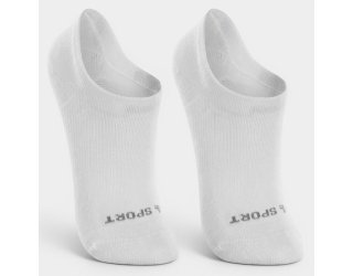 Kit Meia Sapatilha Lupo Básico 2 Pares Infantil - Branco
