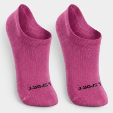 Kit Meia Sapatilha Infantil Lupo Básico 2 Pares - Rosa