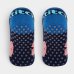 Meia Sapatilha Infantil Lupo Stitch Antiderrapante - Azul