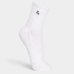Kit 3 Pares Meia Cano Médio Atoalhada Lupo Masculina - Preto e Branco